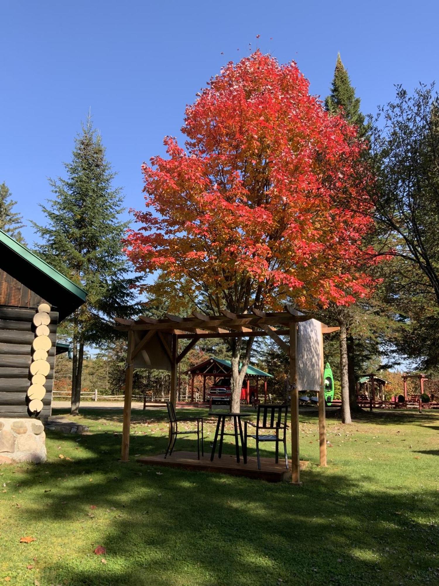 Domaine Le Bostonnais - Le Village En Bois Rond La Tuque Oda fotoğraf