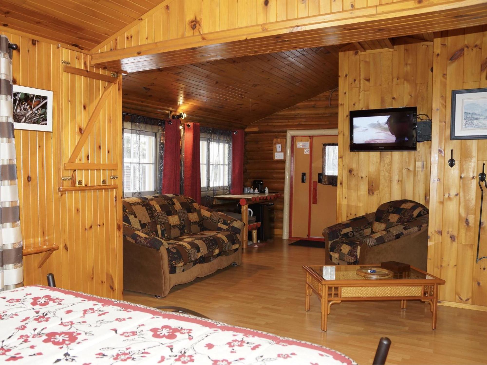Domaine Le Bostonnais - Le Village En Bois Rond La Tuque Oda fotoğraf