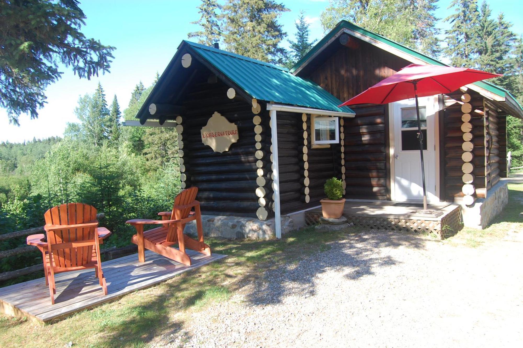 Domaine Le Bostonnais - Le Village En Bois Rond La Tuque Oda fotoğraf